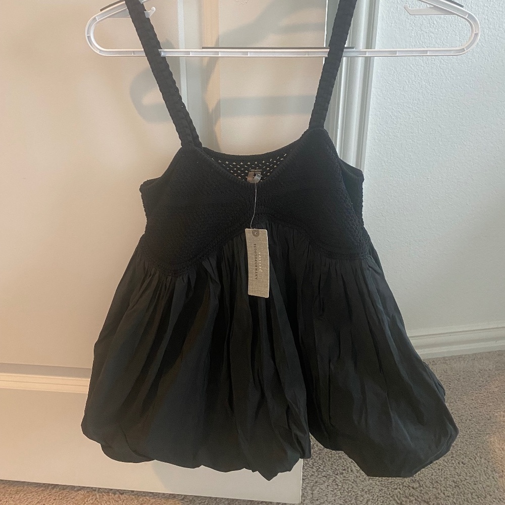 Anthropology, crochet bubble top